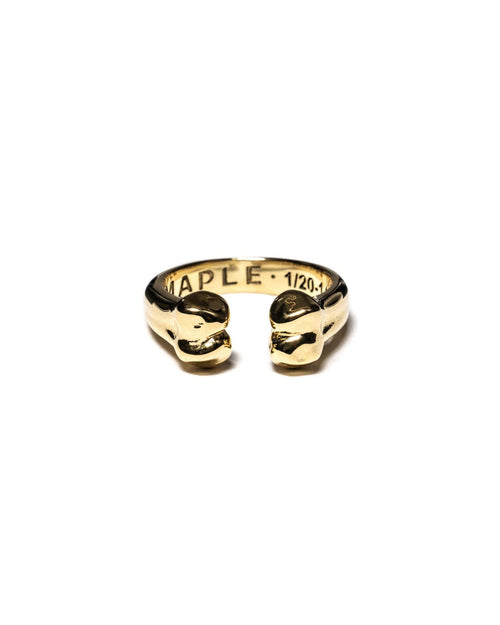 MAPLE Maple Bone Ring 14K Gold front view