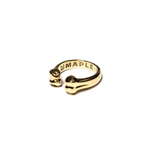 MAPLE Maple Bone Ring 14K Gold side view
