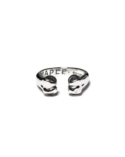 MAPLE Maple Bone Ring Silver 925 front view