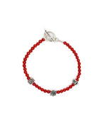 Babyfather Bracelet (Silver 925/Red Coral)