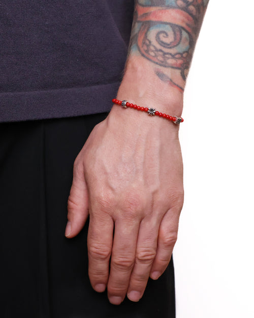 Babyfather Bracelet (Silver 925/Red Coral)