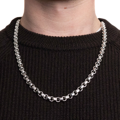MAPLE Billy Chain Necklace Silver 925 on model