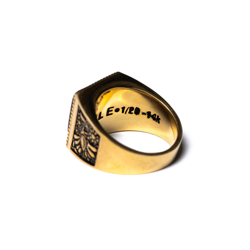 Buick Ring (14K Gold/Tiger Eye)