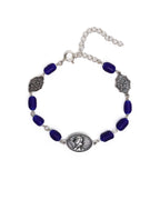 Camino Bracelet (Silver 925/Navy Glass)