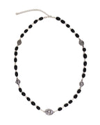 Camino Chain (Silver 925/Black Glass)
