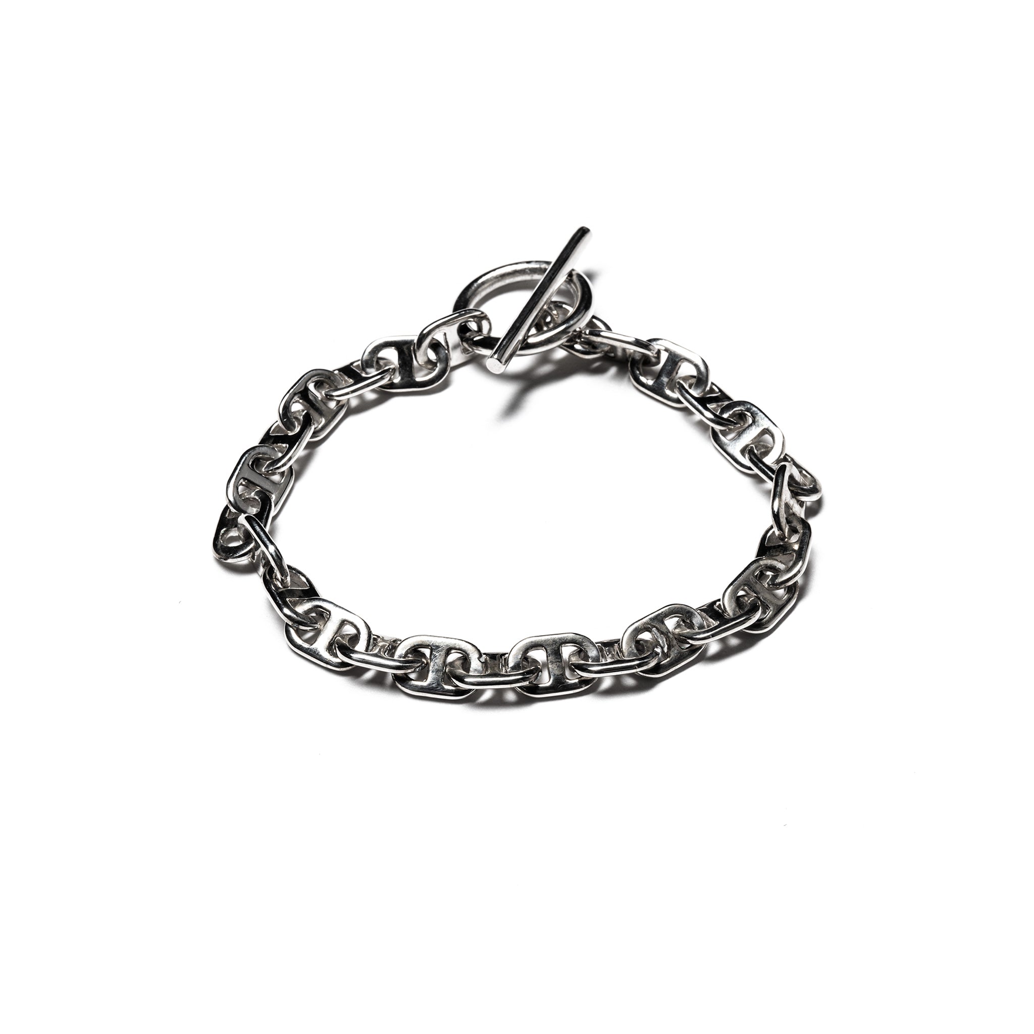 Chain Link Bracelet 7mm (Silver 925) 17 cm
