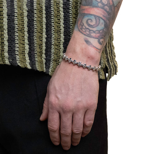 Cross Bangle (Silver 925)