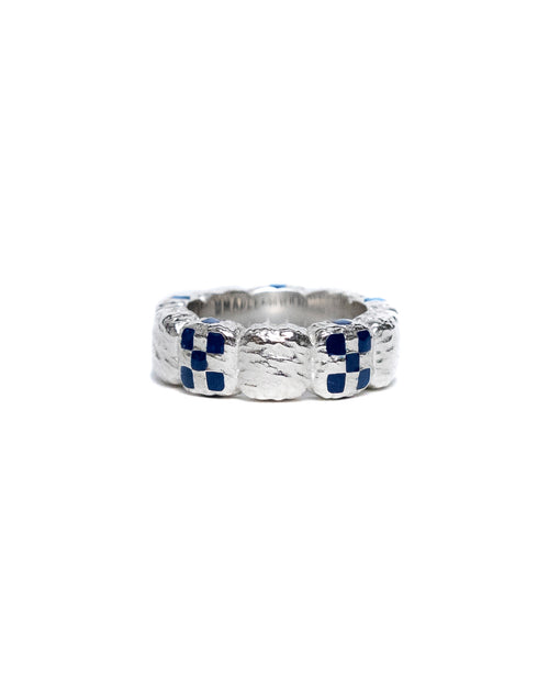Davie Ring Silver 925/Navy Resin