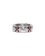 Davie Ring Silver 925/Red Resin