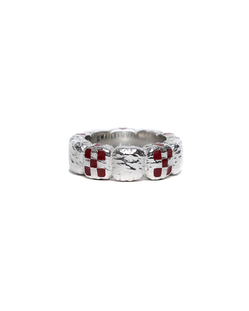 Davie Ring Silver 925/Red Resin
