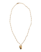 MAPLE Diablo Chain 14K Gold/Topaz Stone front view