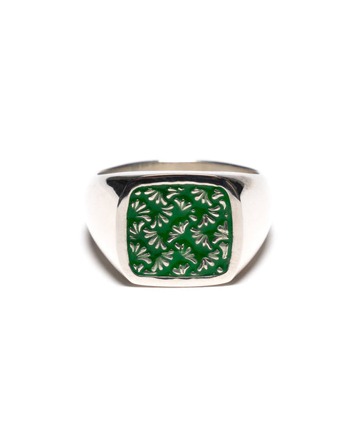 Floral Signet (Silver/Enamel)