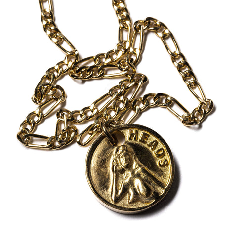 MAPLE Freaky Tails Pendant 14K Gold pendant closeup