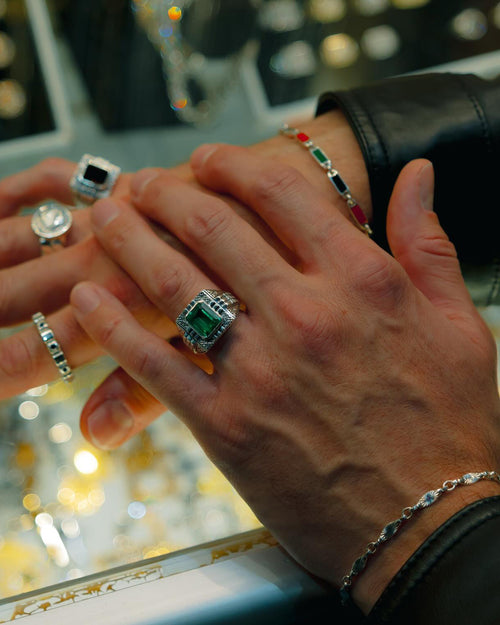 Gazzi Signet (Silver 925/Emerald)