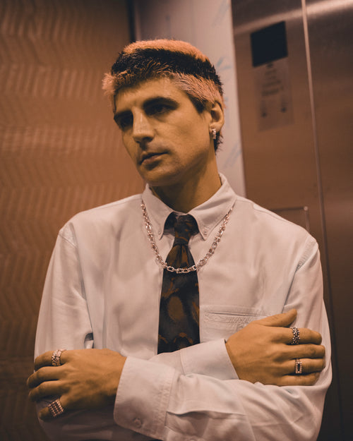 MAPLE Tropique Chain Necklace Silver 925 on model