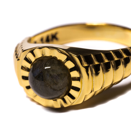 Jubilee Ring (14K/Labradorite)