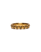 MAPLE Laugh Now Cry Later Ring 14K Gold front view