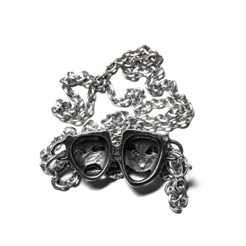 MAPLE Laugh Now Cry Later Chain Silver 925 pendant closeup back