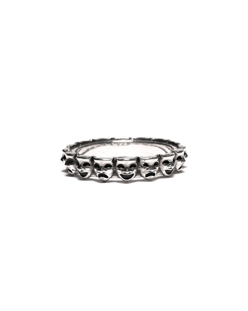 MAPLE Laugh Now Cry Later Ring Silver 925 front view