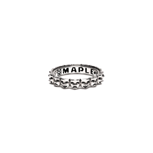 MAPLE Laugh Now Cry Later Ring Silver 925 back inside hallmarking view
