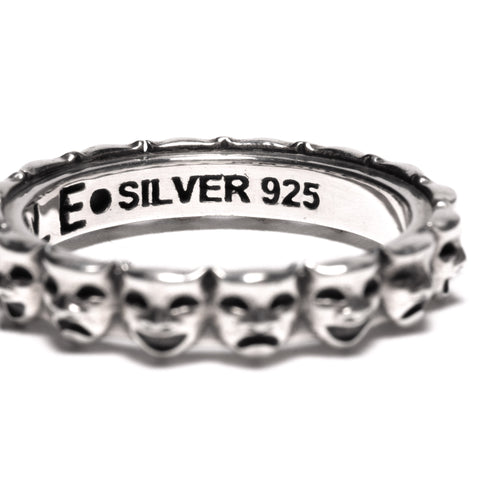 MAPLE Laugh Now Cry Later Ring Silver 925 back inside view