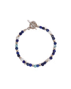 MAPLE Madina Beaded Bracelet (Silver 925/Navy)