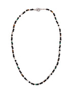 MAPLE Madina Beaded Necklace (Silver 925/Black)