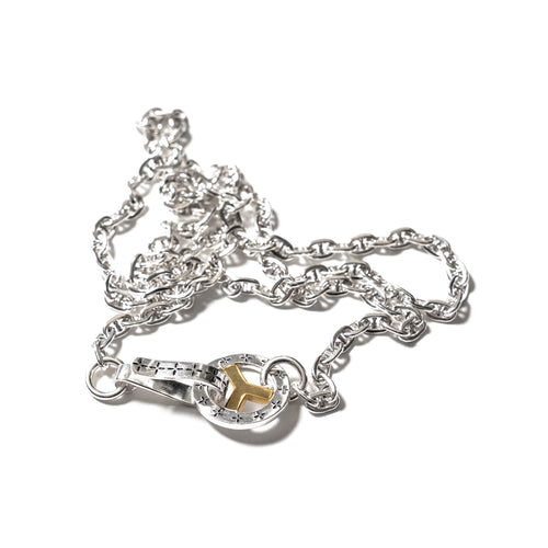 Mariner Chain + Peace Wheel (Silver 925/14K Gold)