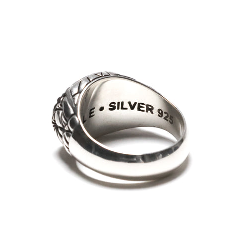 MAPLE Mccourt Signet Ring Silver 925 Shed Building inspired back inside view