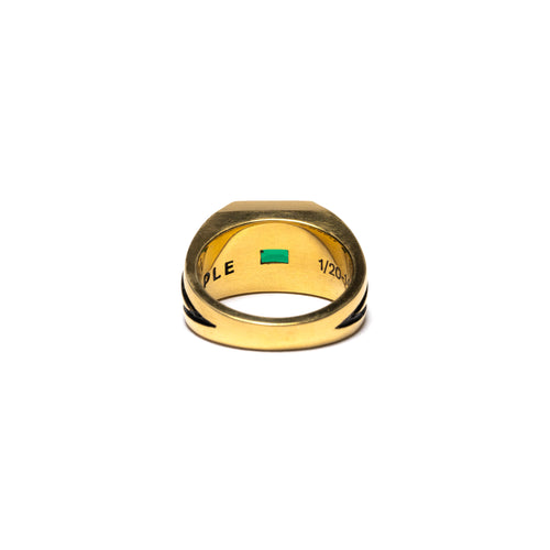 Midnight Ring Slim (14K/Emerald)