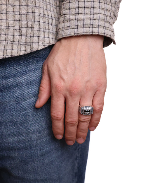 Northern Class Ring (Silver 925/Onyx)