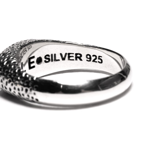MAPLE Nugget Ring Slim Silver 925 back inside view