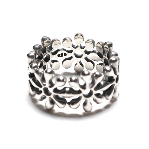 MAPLE Orbit Ring Silver 925 back inside view 925 engraved