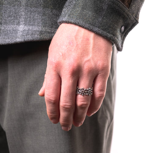 MAPLE Orbit Ring Silver 925 on finger view