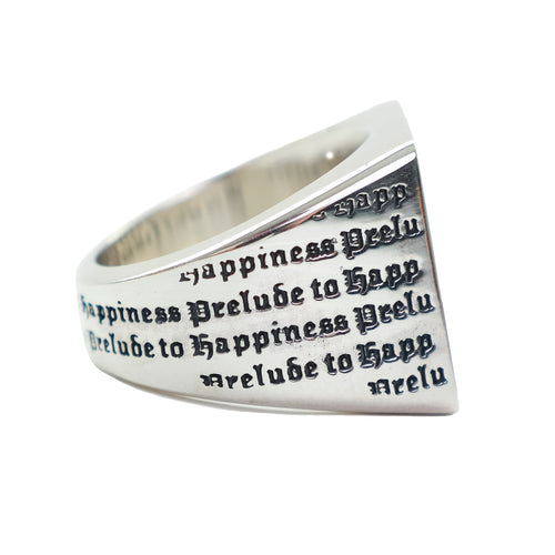 Prelude Signet (Silver 925/Navy/Topaz)