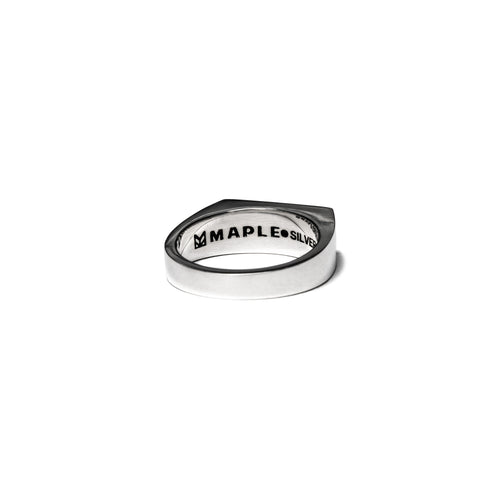 MAPLE Prism Ring Silver 925/Multi Coloured Resin back inside view