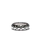 Quilted Band Ring (Silver 925)