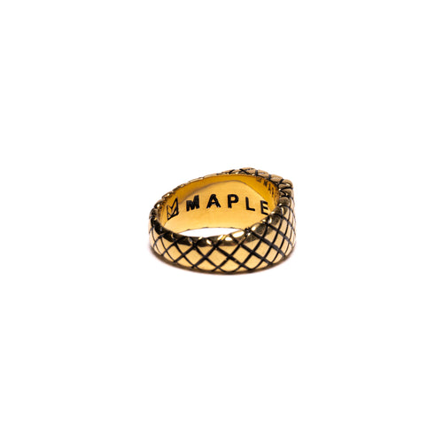Quilted Signet (14K)
