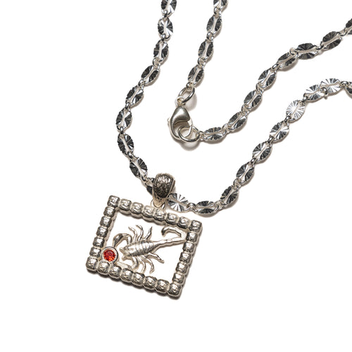 MAPLE Scorpio Chain Silver 925 Zircon Stone pendant