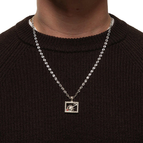 MAPLE Scorpio Chain Silver 925 Zircon Stone on model
