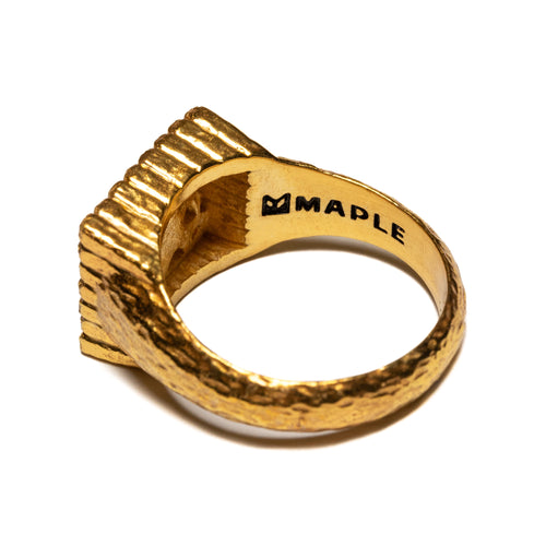 Scorpio Signet (14K Gold/Zircon)