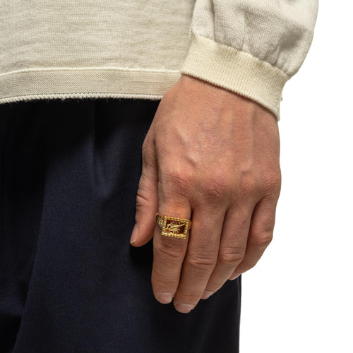 Scorpio Signet (14K Gold/Zircon)