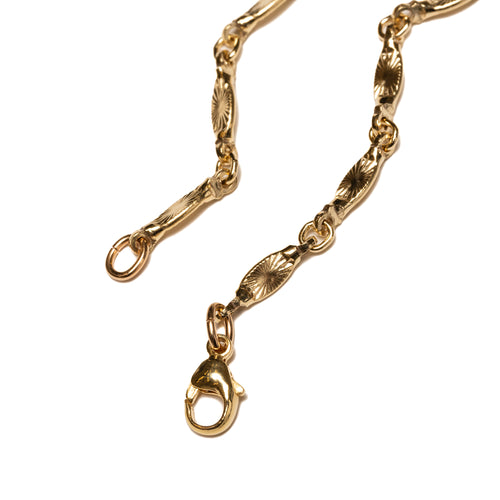 Sunburst Chain Bracelet (14K Gold)