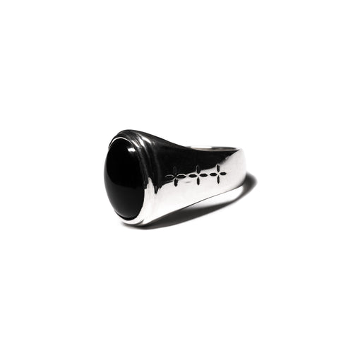 Tommy Signet Ring (Silver/Onyx)