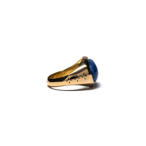 Tubby Ring (14K/Lapis Lazuli)