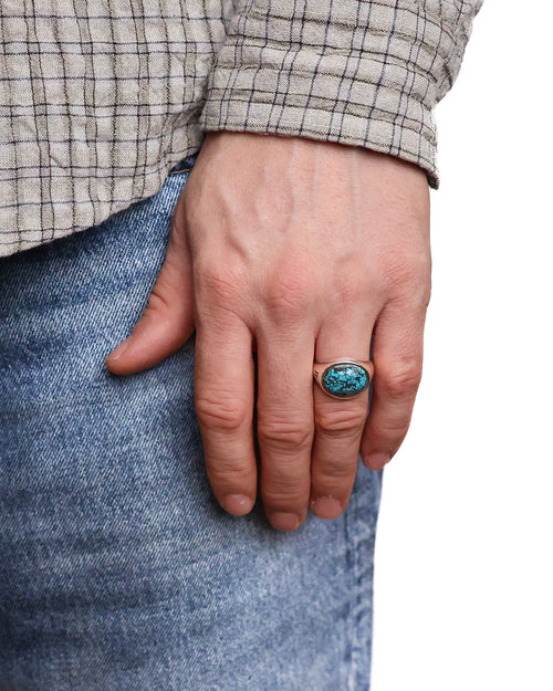 Tubby Ring (Silver 925/Turquoise)