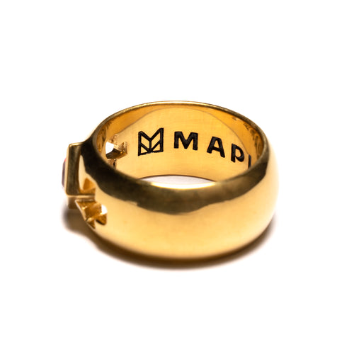 Wednesday Ring (14K Gold/Ruby)