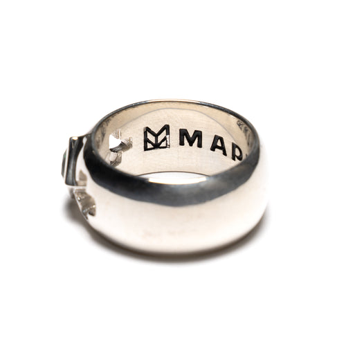 Wednesday Ring (Silver/Emerald)