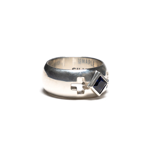 Wednesday Ring (Silver/Sapphire)