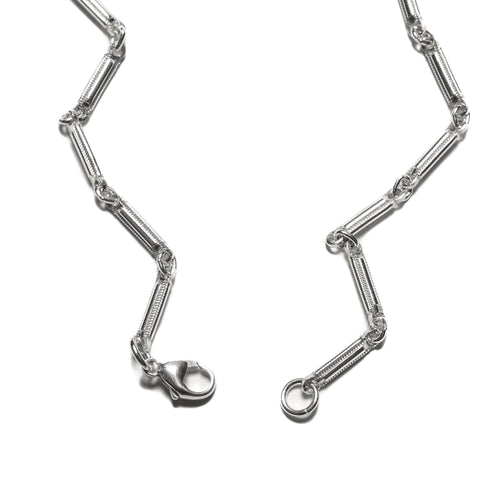 MAPLE 303 Chain Necklace Silver 925 lobster claw clasp closeup